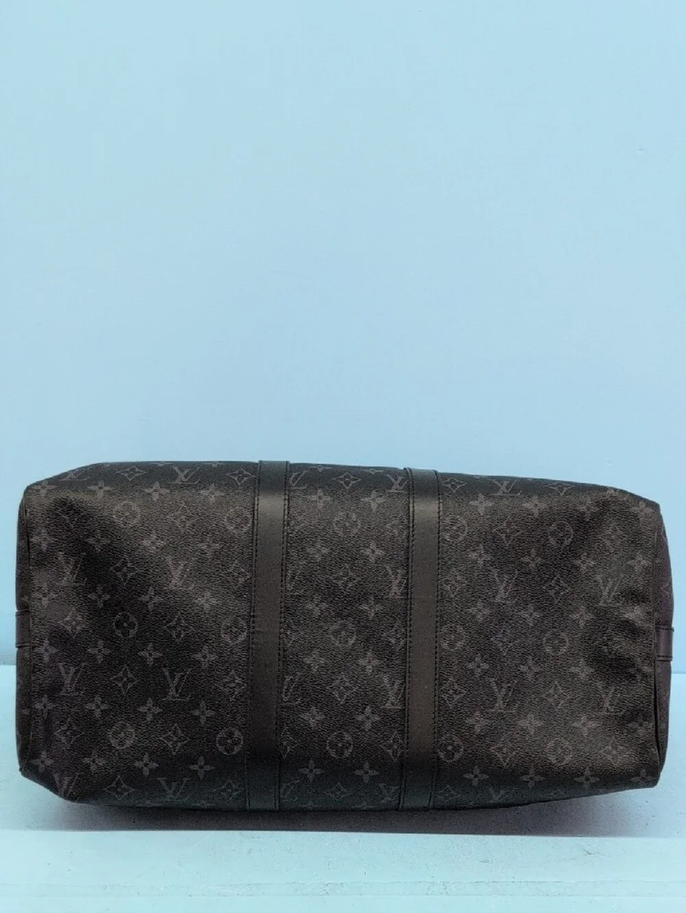 Louis Vuitton Keepall  Bandoulièr Monogram Duffel Bag w Removable Strap Black